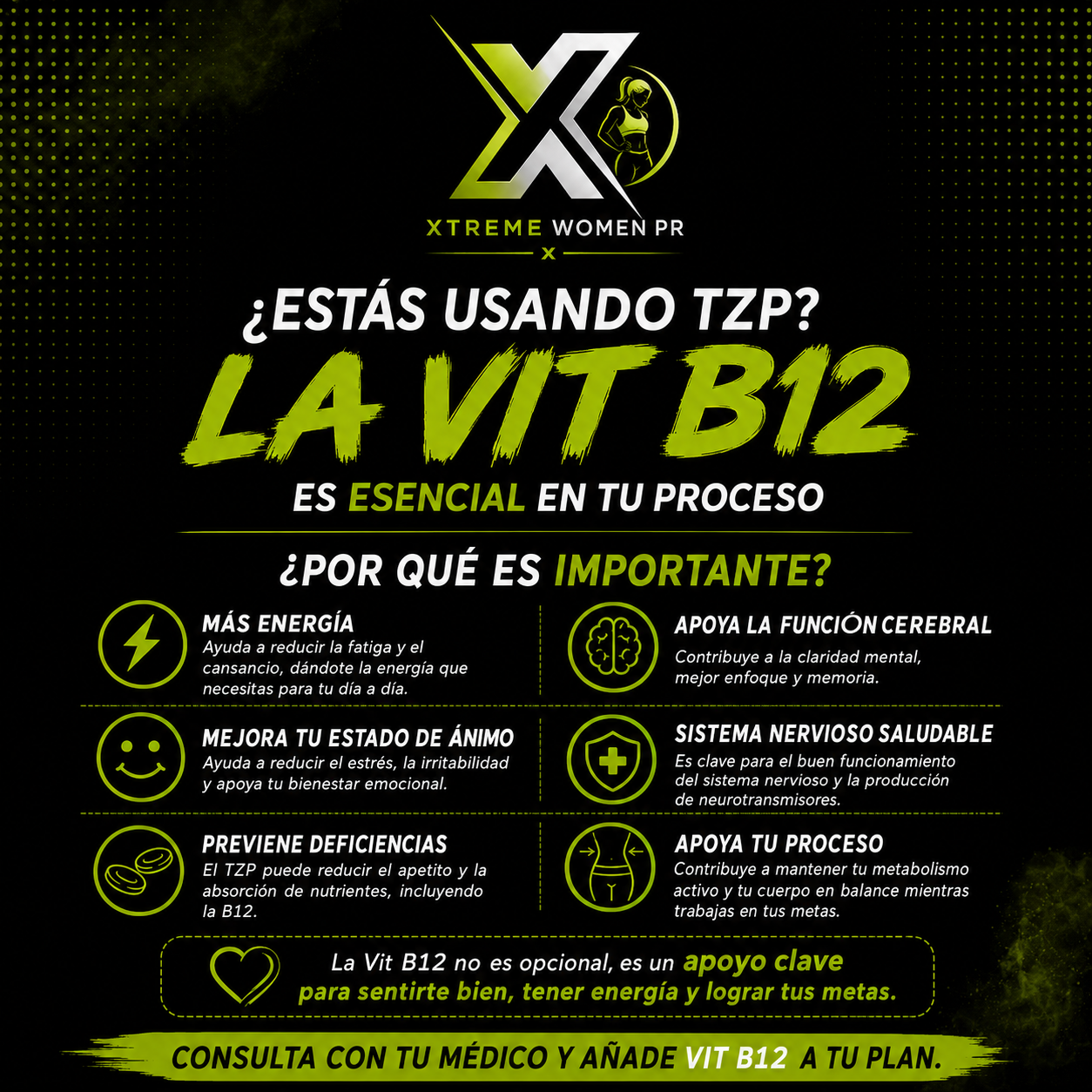 Vitamina B12 (combo con TZP)
